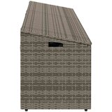  Vrtna kutija za pohranu siva 220x50x58 cm poli ratan | shoptok.hr