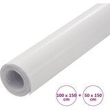  Folije za automobil 2 kom 4D bijele 100 x 150 cm + 50 x 150 cm | shoptok.hr