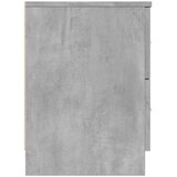  Noćni ormarić s 2 ladice, betonsko siva 40x36x50 cm | Eponuda.com