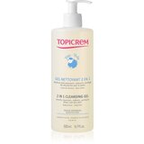 Topicrem Baby Cleansing Gel 2 IN 1 nežen gel za umivanje telesa in las 500 ml za otroke Cene