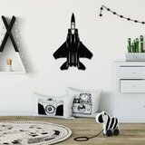 Wallity zidna dekoracija F-15, 60x42cm, Crna Cene