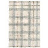 Lorena Canals Krem/kadulja zeleni periv/ručno rađen pamučan tepih 140x190 cm Tartan Blue Sage – | shoptok.hr