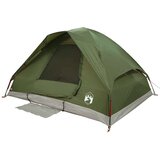 vidaXL Družinski šotor za 6 oseb olivno zelen vodoodporen | Shoptok.si