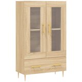  Visoka komoda boja hrasta 69,5 x 31 x 115 cm konstruirano drvo | shoptok.hr