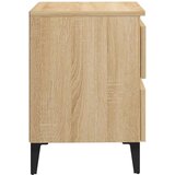 Nočna omarica 2 kosa sonoma hrast 40x35x50 cm iverna plošča, (20623988) | Shoptok.si