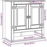 Viseći ormarić s pohranom Corona Bijelo 70 x 33 x 71,5 cm | shoptok.hr