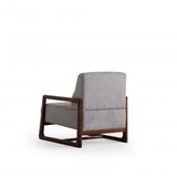 Atelier Del Sofa fotelja athena bergere light grey walnut | ePonuda.com