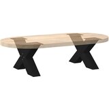  Noge za klub stolić u obliku slova X, 2 kom, crne, 50 x (30-31) cm, čelik | shoptok.hr