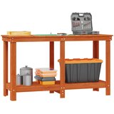  Radni stol Vosak Smeđa 140 x 50 x 80 cm Masivna borovina | shoptok.hr