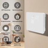 KETOTEK wifi pametni termostat 5A 230V za plinski kotel / vodno talno ogrevanje odprta embalaža | Shoptok.si