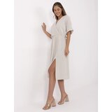 Italy Moda Dress-MI-SK-121008.84-beige | Shoptok.si