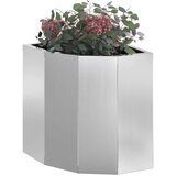  Kutni Sadič Srebrno 30 x 30 x 35 cm Pocinčani čelik | shoptok.hr