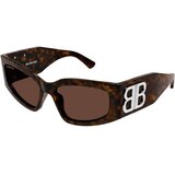 Balenciaga BB0321S 008 ONE SIZE (57) Havana/Rjava Cene