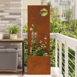  Vrtni Sadič s Dekorativnom Pločom Rđa 50 x 140 cm | shoptok.hr