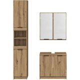  Set ormarića za kupaonicu Umjetnički hrast Konstruirano drvo | shoptok.hr