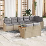  Set vrtnih sofa od 9 komada s jastučićima bež poli ratan akacija Cijene