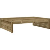  Vrtni tabure 120 x 80 cm od impregnirane borovine Smeđa | shoptok.hr