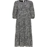 Selected Femme Dolga srajca 'Viole' svetlo siva / črna / bela | Shoptok.si
