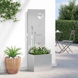  Privatnost u vrtu Srebrna 50 x 32 x 150 cm Nehrđajući čelik | shoptok.hr