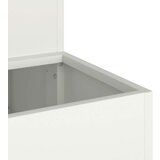 vidaXL Vrtna sadilica Bijela Plastika 100 x 60 x 45 cm Izdržljiva | shoptok.hr