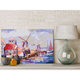  Slika za samostalno slikanje - Windmills (Landscape) 60x40 | shoptok.hr