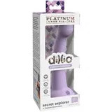 DILLIO Secret Explorer - dildo s ljepljivim potplatom (17cm) - ljubičasta