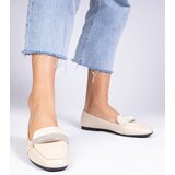 Gemre Beige women's loafers with rhinestones Kaletta | shoptok.hr
