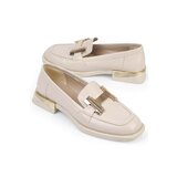 Capone Outfitters Capone Women's Chunky Toe Loafers with H Buckles Cene