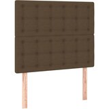  Krevet s oprugama i madracem tamnosmeđi 100 x 200 cm od tkanine | shoptok.hr