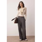 TRENDYOLMILLA ženske pantalone Twoaw26Pl00036, siva Cene