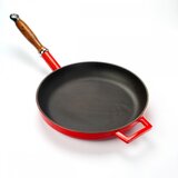Lava klasična ponev z lesenim ročajem in steklenim pokrovom, 28 cm | Shoptok.si