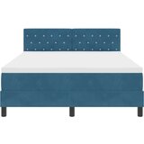  Krevet s opruga kutije Tamno plava 160 x 200 cm Baršun | shoptok.hr