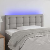  LED posteljno vzglavje svetlo sivo 100x5x78/88 cm blago, (20735359) Cene