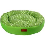 Dubex krevet Tarte okrugli zelena tufna M 65x15cm