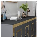 Hanah home karya - anthracite, gold anthracitegold console | ePonuda.com