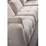 Atelier Del Sofa amaris 2 seater with pouffe beige ugaona sofa Cene
