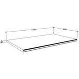 MID.YOU Delovna Plošča Esilo, Bela | Shoptok.si