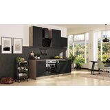 Flex-Well Kuhinjski Blok Z Aparati Capri, Črna, Barva Hrasta | Shoptok.si