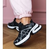 Gemre Black sporty sneakers with chunky sole Manora | Shoptok.si