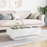  Stolić za kavu LED bijeli 90x50x30 cm od konstruiranog drva | Eponuda.com