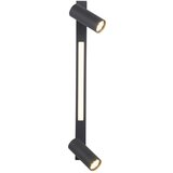 SCHÖNER WOHNEN 11793-18 - LED spot svetlo DANTE 2xGU10/10W+LED/7,2W crna | Eponuda.com