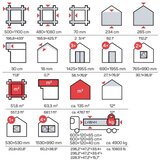 Male kuće Drvena kuća PISA 500 × 1100 cm sa šindrom | shoptok.hr