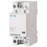 Eaton instalacijski kontaktor 1 St. Z-SCH24/25-40 Nazivni napon: 24 V/AC Prebacivanje struje (maks.): 25 A 4 zatvarač Cijene