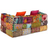  Modularni tabure za 2 osobe od tkanine s patchworkom | shoptok.hr