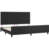  Okvir za krevet s uzglavljem crni 200x200 cm od umjetne kože | Eponuda.ba