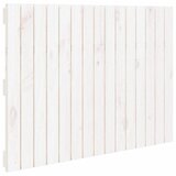 Zidno uzglavlje bijelo 95,5x3x60 cm od masivne borovine | Eponuda.com