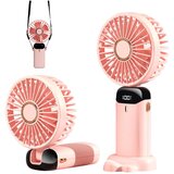  Ručni podesivi punjivi ventilator sa 5 brzina S1 rozi | Eponuda.ba