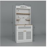 Hanah home Lucas 1600-148 White Coffee Stand | ePonuda.com