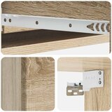 Stolna montirana na zid Hrast sonoma 87,5 x 34,5 x 17 cm | shoptok.hr