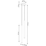 Nice Lamps Kremno bela viseča svetilka ø 15 cm Fideus – | Shoptok.si